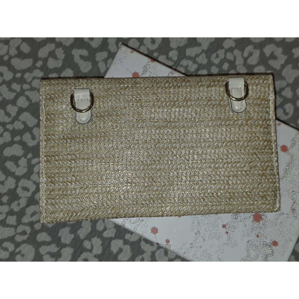 Dior Beige Woven Straw-Style Clutch / Cosmetic Pouch – Promotional Item - Picture 3 of 5